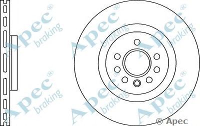 APEC BRAKING dsk2966 -  Тормозной диск